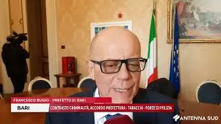 24 MARZO 2025 BARI, CONTRASTO CRIMINALIT&Agrave;, ACCORDO PREFETTURA   TABACCAI - FORZE DI POLIZIA