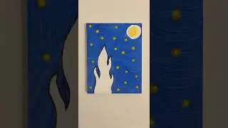 Starry Night Attempt 1. #artist #subscribe #starrynight