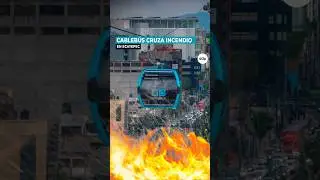 Usuarios del Cableb&uacute;s 🚡 vivieron momentos de p&aacute;nico 😱 tras incendio 🔥 en Ecatepec