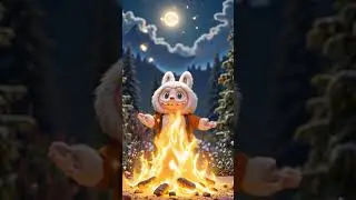 ✨ Meet this cute and mischievous furry creature inspired by Labubu! 🐾 #shorts2025 #viral #anmals