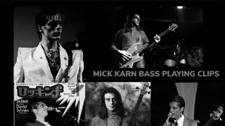 Mick Karn playing Bass