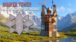 Rust 2x1 Base Design (Bunker / Opencore Tower Base Design in Rust)