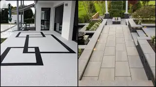 Modern Outdoor Floor Tiles Design Ideas 2024 | Best Flooring for Parking, Patio Garden Porch Tiles