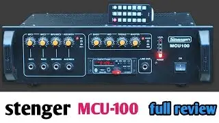 Stenger mcu100 amplifier review | 100watt stenger mono Amplifier price