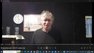 Fly me to the moon - Frank Sinatra - cover Peter S Smith THE SPACEMAN - live  24 6 25.
