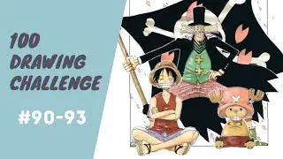 100 drawing challenge day 24 | One Piece drawing | Drum Island King Dalton Wapaol Kureha Hiriluk