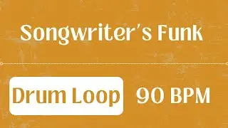 90 bpm funk drum beat for songwriters