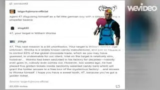 HITMAN: William Wonka briefing