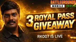 BGMI LIVE STREAM TELUGU ,HINDI, ROYALPASS RK007 GAMING #bgmilive #shortslive #bgmishortlive #pubg