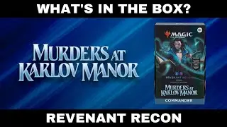 Revenant Recon | Magic the Gathering Murders at Karlov Manor Commander precon unboxing