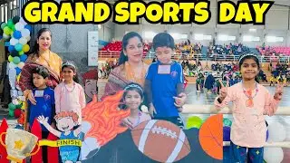 Azil ka First Sports Day 🏃‍♂️🤩 | Annual Sports Day 2026 | Azil ko Runa agya😭| Azil ko medal nhi mila
