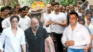 Hrithik Roshan Gets Emotional at Grandfather J Om Prakash Funeral
