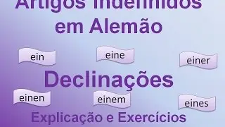 declinação dos artigos indefinidos em alemão
