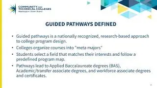 BEdA in Guided Pathways