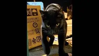 My cat isn&rsquo;t animated &mdash; just AI magic! 💖✨ #AIart #CatVideo #BlackCat #AIMagic #Shorts #CatLover