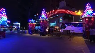 [4K] Video walk around Clarke Quay and Boat Quay area, Singapore