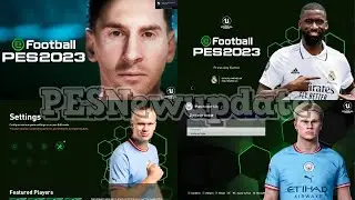 PES 2021 Menu Green Edition 2022/2023 by PESNewupdate