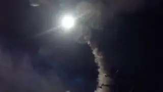 US warships launch cruise missiles at Syria