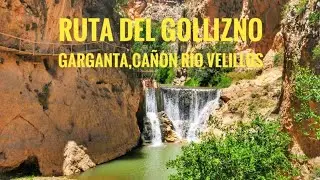 Cañon Río Velillos, ruta del Gollizno.