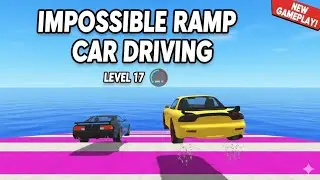 😱Mega ramp car 🎮 ll Extreme Ramp car driving game 😈