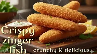 Crispy Zinger Fish &ndash; The Secret to Perfect Crunch!😋