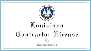 Louisiana Contractor License - What You need to get started #license #Louisiana