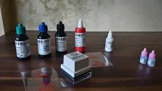Ink colour catalogue | How many colours are available in permanent ink stamp ?