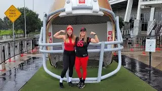 Strong Moms, Strong Season 💪 | 49ers Holiday Workout at Levi&rsquo;s Stadium 🏟️ #49ers #fitness #workout