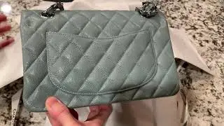 Chanel Unboxing - 20B Small Classic Flap In Blue