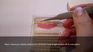 How to remove Pre Made Volume Fans 3D Eyelash Extensions (without glue option)