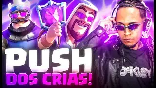 2v2 com inscritos + PUSH DOS CRIAS NAS 3 CONTAS ON! #clashroyaleaovivo
