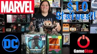 $10 Statues from GameStop?! (Diamond Select Toys-Aquaman and Squirrel Girl) Marvel and DC Unboxing