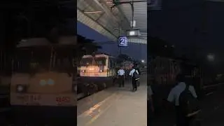 16515 Karwar express.. loco reversal & coupling process at Mangaluru juction #train #konkan #shorts