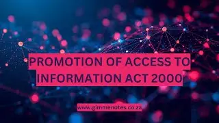 Promotion of Access to Information Act 2000 🇿🇦