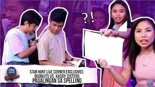 Lie, Yen, Jem at Emjay, nagtapatan sa kakaibang spelling game | Star Hunt Live Corner Exclusives