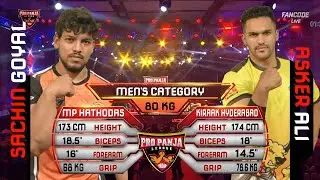 SACHIN GOYAL🗿😱 vs ASKAR ALI💪🔥 | TOUGHEST MATCH😱😱💪🔥☠️ | 80KG WEIGHT | #propanja #viral 