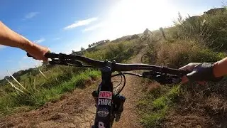 my first ride after my  injury @ Totara MTB Park New Zealand / Trek Remedy 8 / GoPro