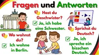 📘 German Speaking Practice A1–A2 | Daily Questions & Answers 🗣️