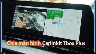 Hướng dẫn chia đ&ocirc;i m&agrave;n h&igrave;nh tr&ecirc;n giao diện của Android Box &ocirc; t&ocirc; Carlinkit Tbox Plus