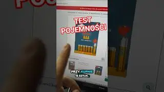 test baterii AAA z Auchan #bateria #pojemnosc #test