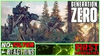 Generation Zero Gameplay Trailer Reaction [No-Filter 2019 4K 60FPS] First Impressions