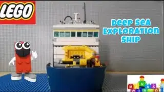 LEGO Custom Deep sea Research Ship ! Custom Lego Series Video #4 #LEGOCity #LEGOcustom