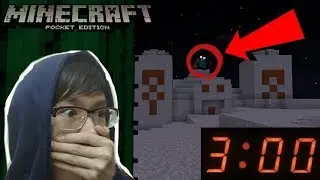 千万不要在凌晨3点玩MCPE😲！|【都市传说/挑战】在沙漠遗迹竟然发现。。。👻
