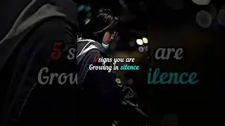 5 Signs You&rsquo;re Glowing in Silence ✨🌙#fypシ #motivation #shortsvideo