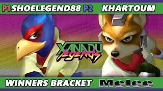 Xanadu Legends - shoelegend88 (Falco) Vs. Khartoum (Fox) Smash Melee - SSBM
