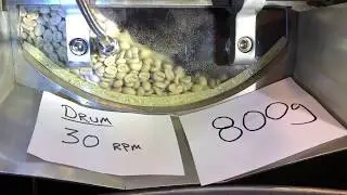 Another look into the 3 kg Mill City Roaster (modified clear plastic door, 800 g batch)