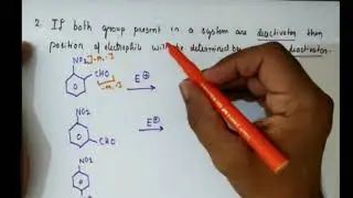 Electrophilic Substitution reaction in Disubstituted Benzene and O/P ratio