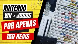 COMPREI um Wii no ESCURO com V&Aacute;RIOS JOGOS por 150 REAIS