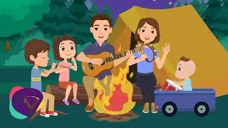 Head, Shoulders, Knees and Toes - Animated, with Lyrics