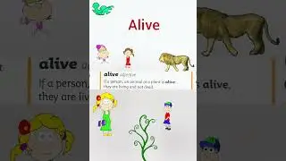 Alive - Word of the Day | How a Toddler recites the word 